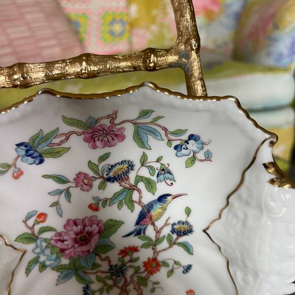 Aynsley PEMBROKE Dish Reproduction 18th Century Design England Fine China - Picture 3 of 13